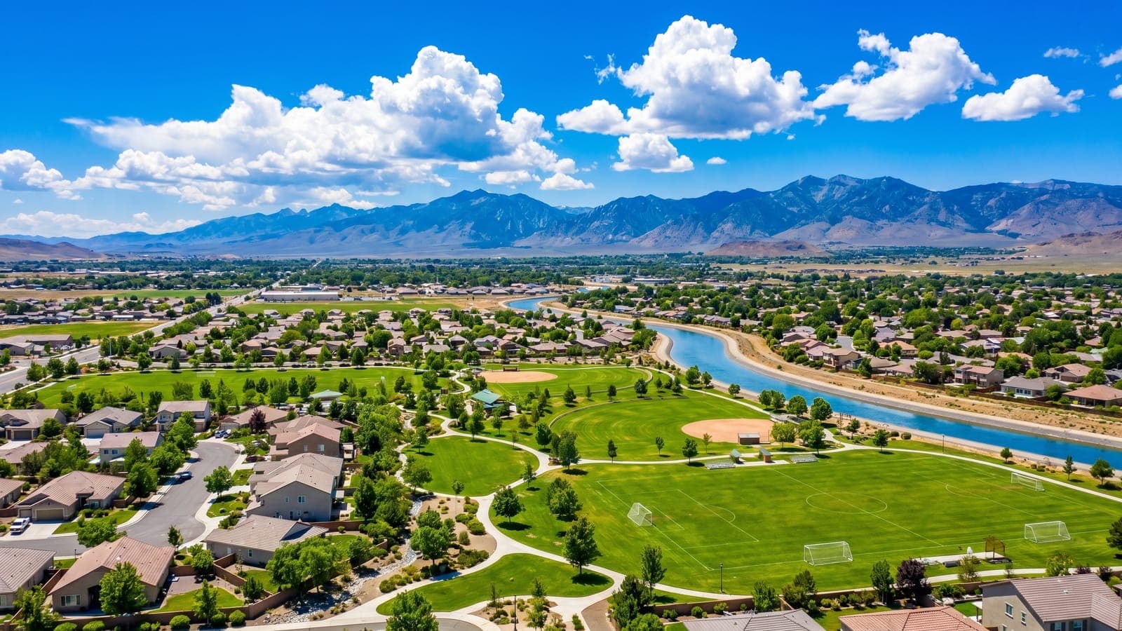 Fernley, Nevada — high-desert homes along the I-80 corridor in Lyon County