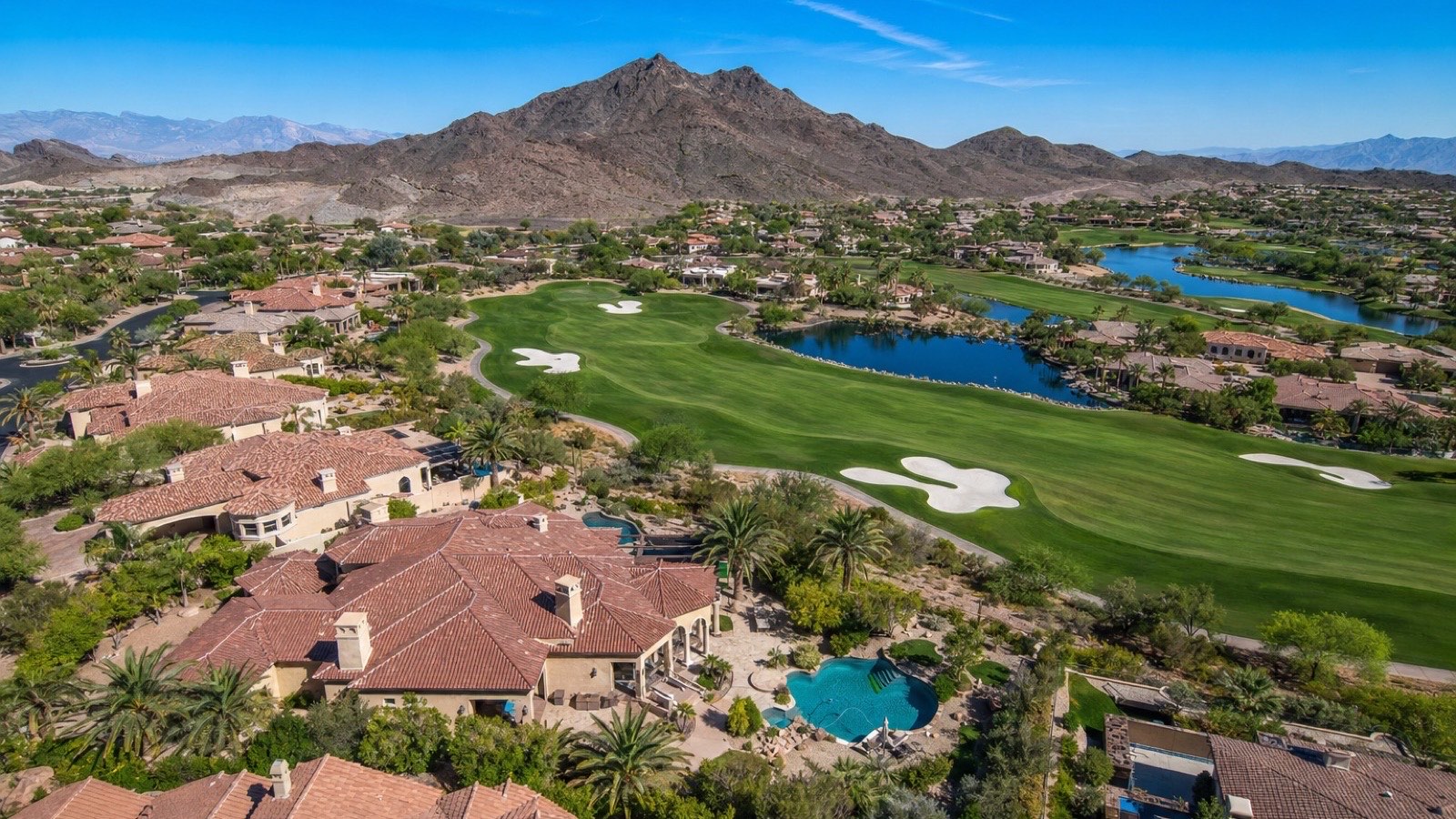 A Las Vegas master-planned golf community, representing the amenity-rich lifestyle relocating buyers weigh against St. George's quieter pace