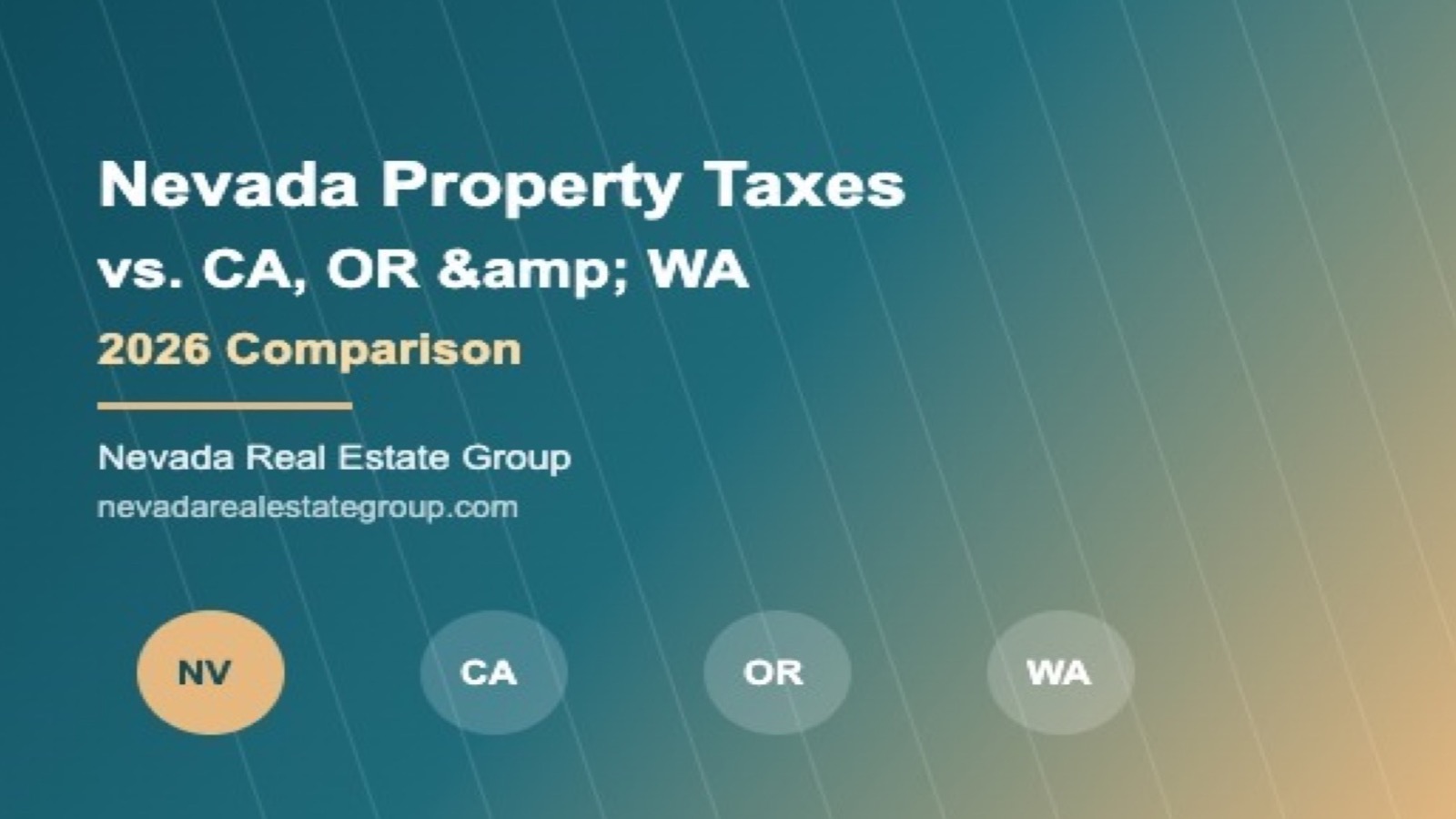 Nevada vs California property tax comparison for Las Vegas and Summerlin homeowners 2026
