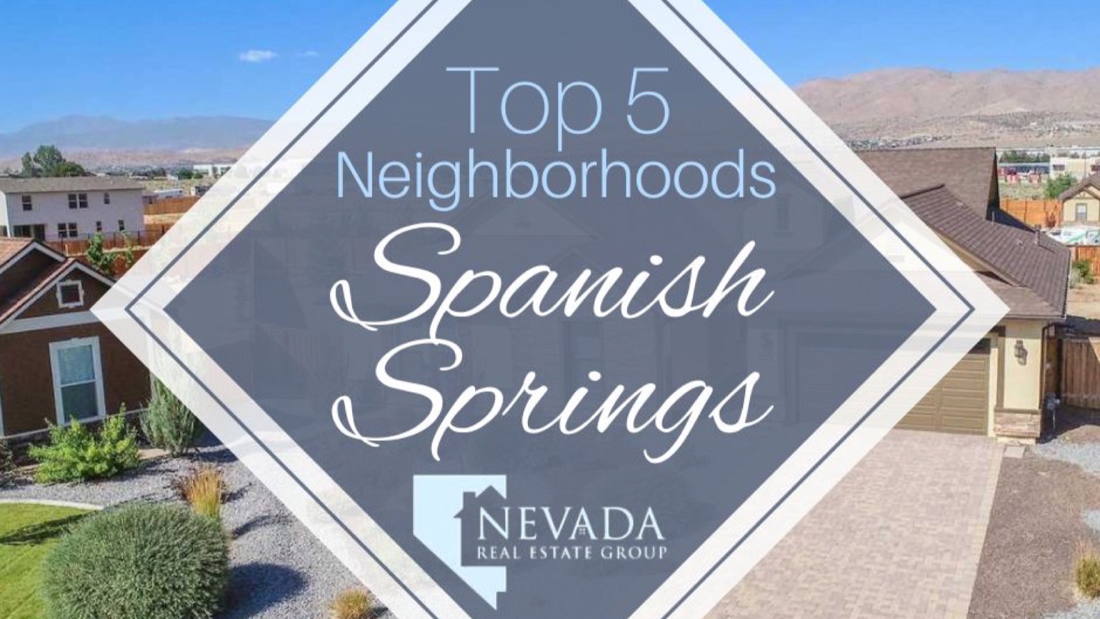 Northern Nevada neighborhood street with mountain backdrop near Sparks and Reno